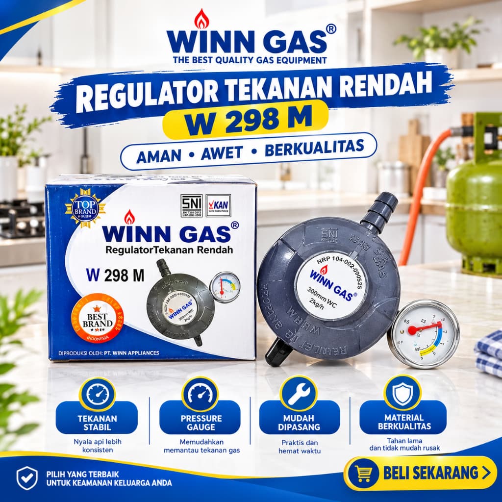 REGULATOR WINN GAS 298 METER