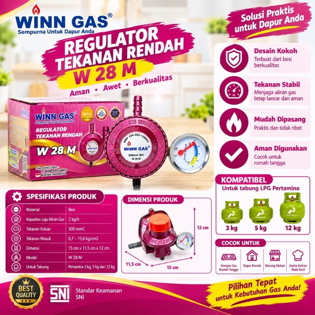REGULATOR WINN 28 METER AMAN