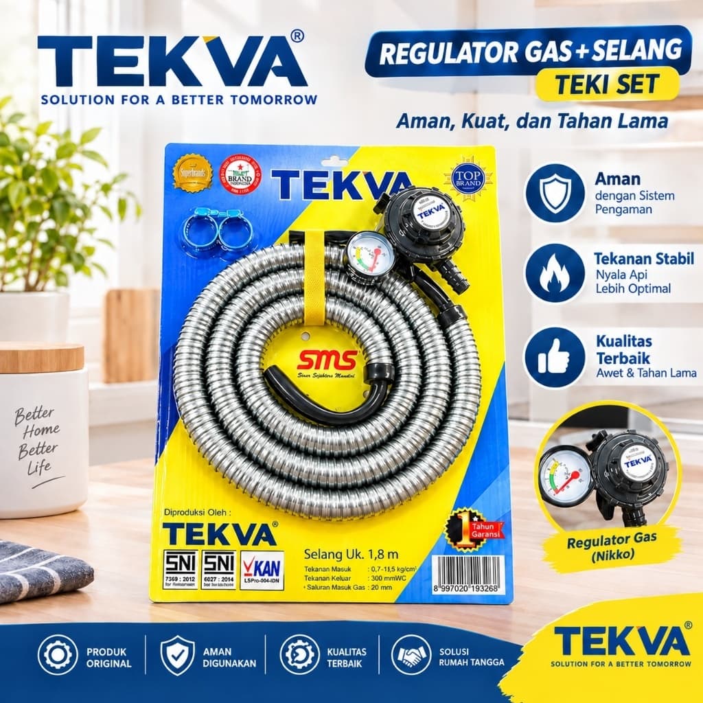 REGULATOR+SELANG WINN TEKVA W 26 METER