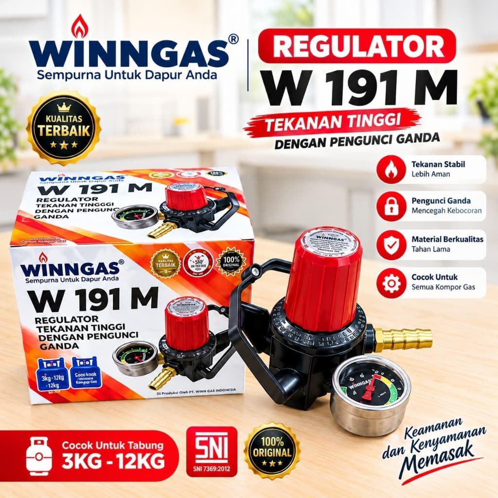 REGULATOR WINN HIGH PREASURE 191 METER