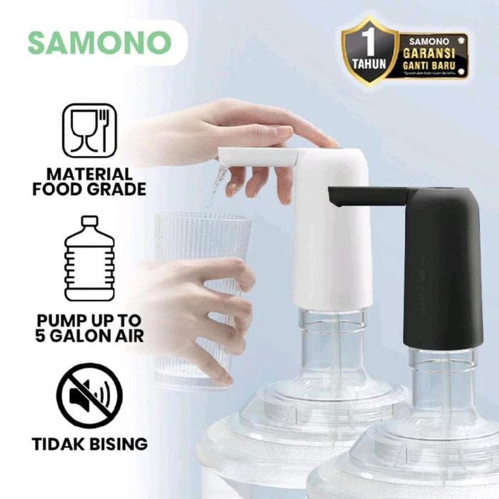 POMPA AIR GALON SAMONO WATER PUMP SW-CQ04 BLACK
