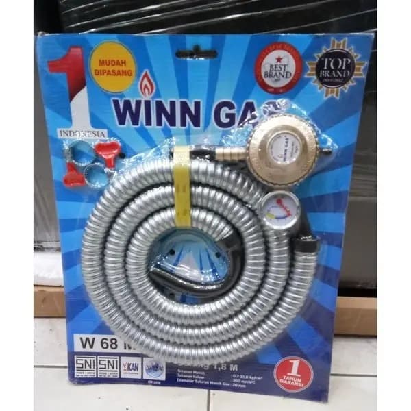 REGULATOR+SELANG WINN W-298 METER