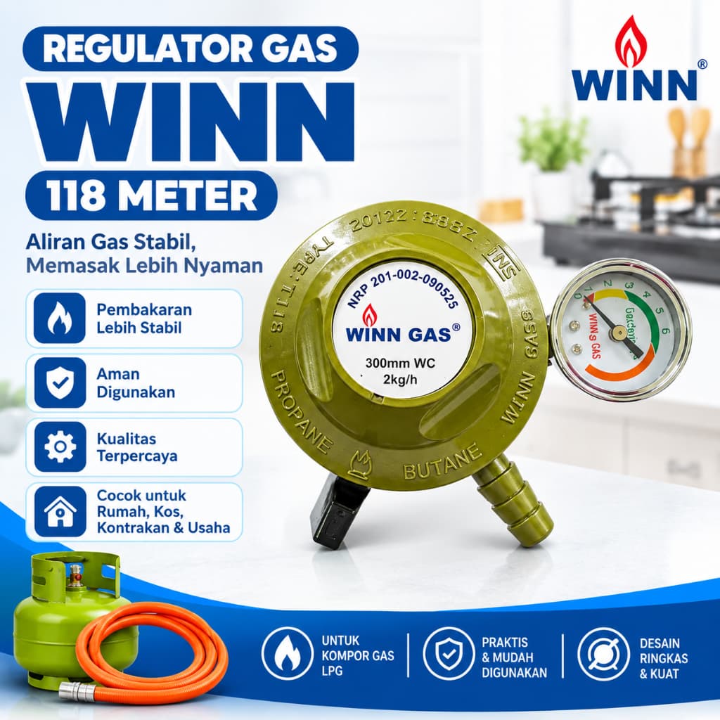 REGULATOR WINN GAS 118 M