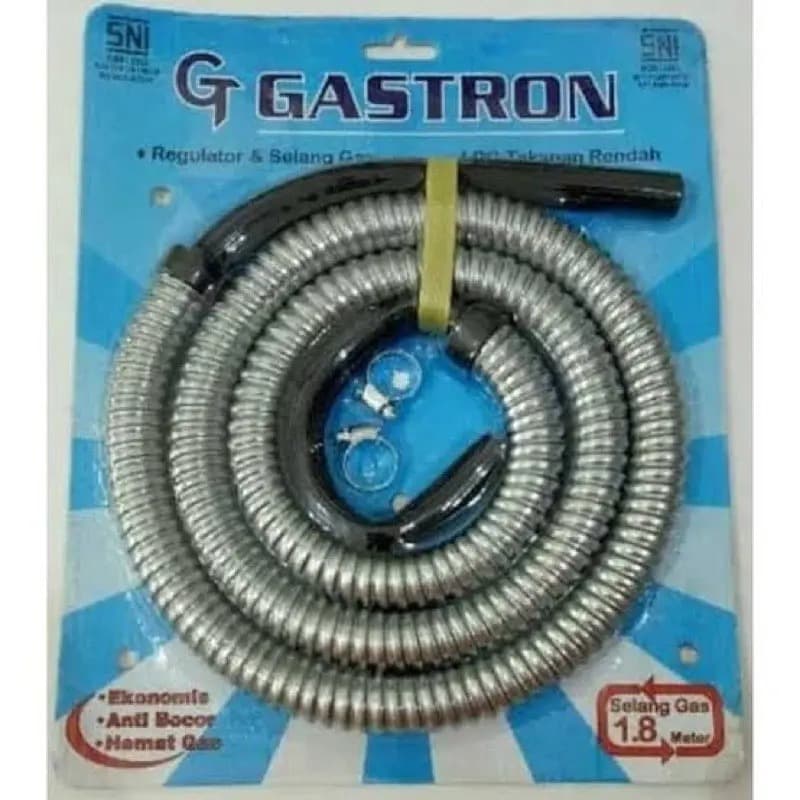 SELANG SPIRAL GASTRON 1,8 METER (TANPA REGULATOR_ - TANPA BUBBLE