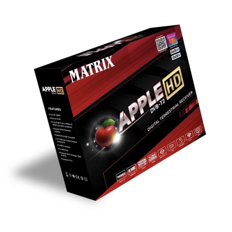 SET TOP BOX MATRIX RED