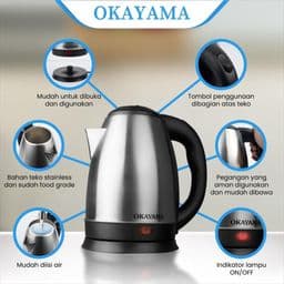 TEKO LISTRIK OKAYAMA OK-218 2 LITER