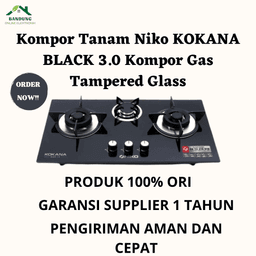 KOMPOR TANA NIKO KOKANA BLACK 3 TUNGKU