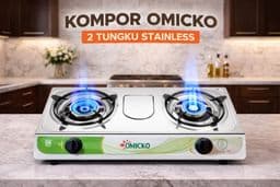 KOMPOR OMICKO 2 TUNGKU STAINLES
