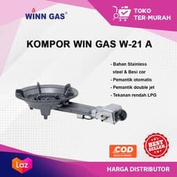 KOMPOR WIN GAS W-21A TANPA BUBBLE